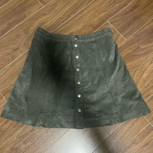 Abercrombie & fitch leather Mini skirt size 6